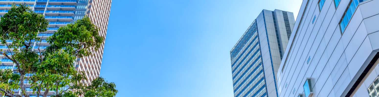 ビルと空の写真